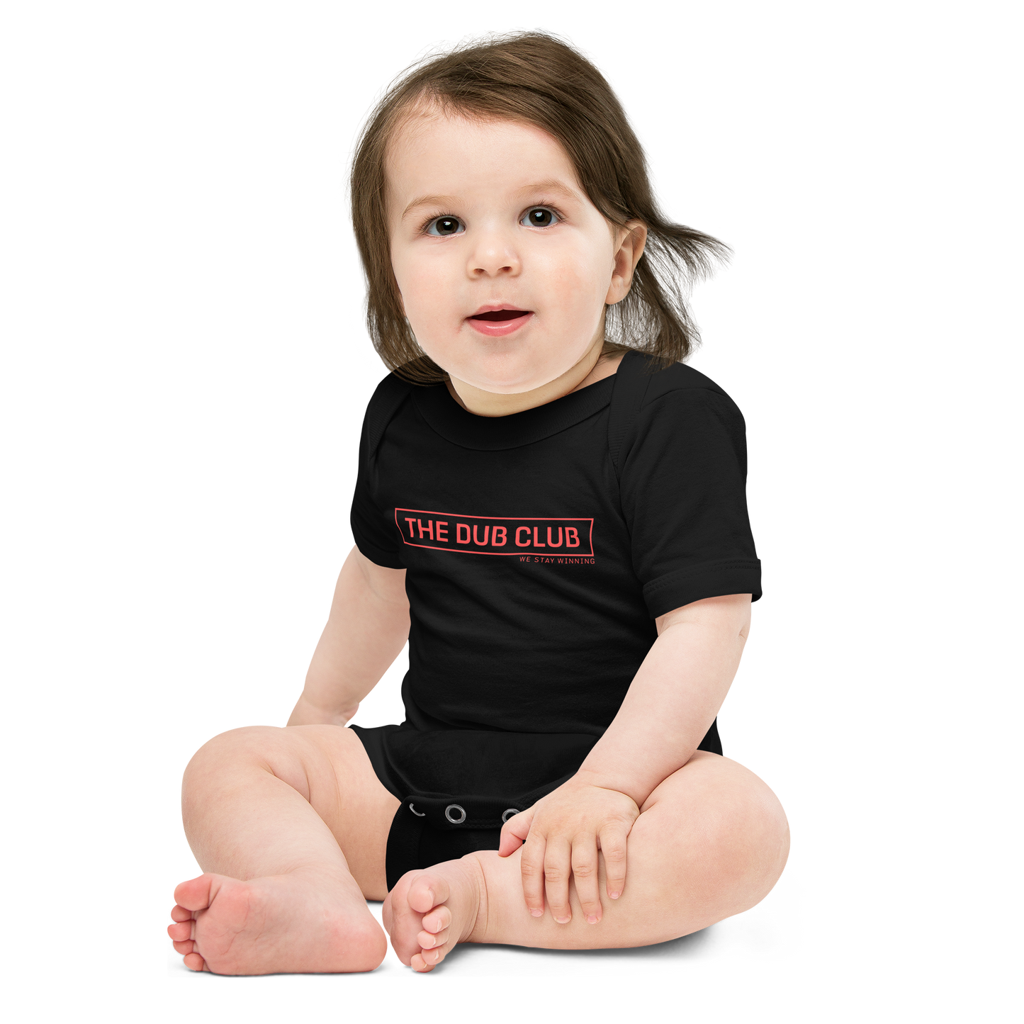 Baby Short Sleeve One Piece Red Box Logo