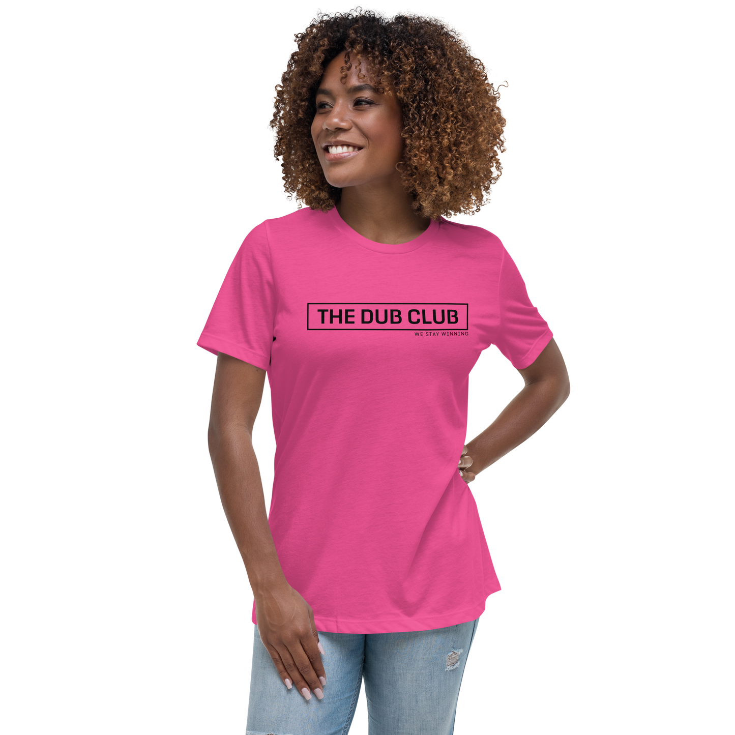 Women's Relaxed T-Shirt Black Box Logo