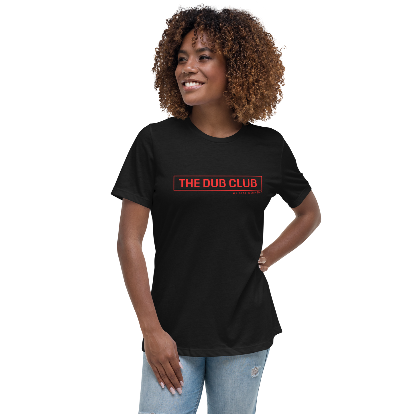 Women's Relaxed T-Shirt Red Box Logo