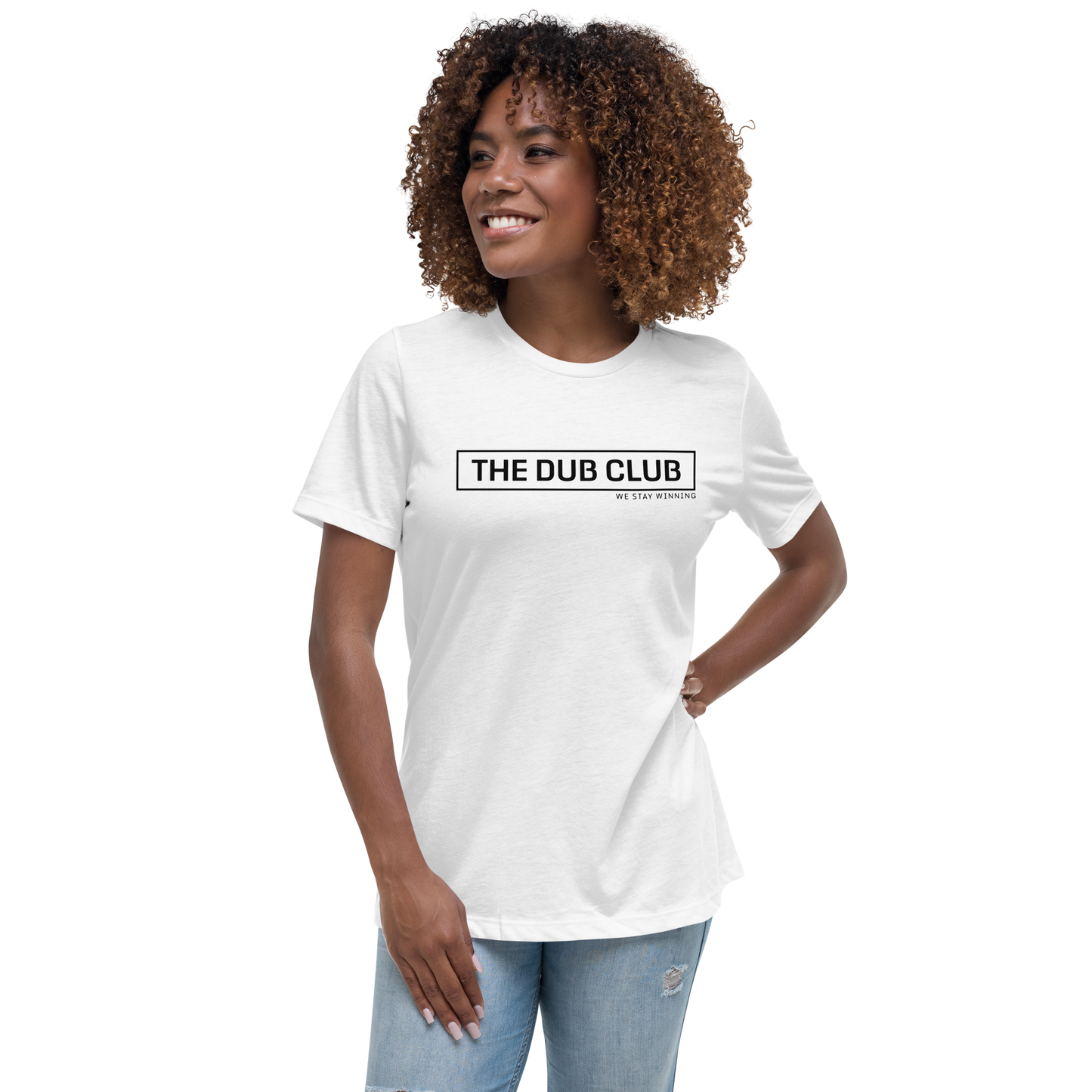 Women's Relaxed T-Shirt Black Box Logo